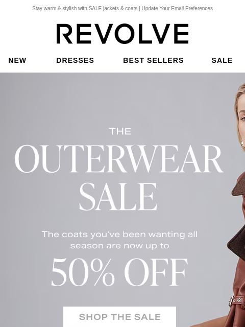 Stay warm & stylish with SALE jackets & coats | Update Your Email Preferences New Dresses Best Sellers Sale My Favorites Beauty New Dresses Best Sellers Sale My Favs Beauty The Outerwear Sale: