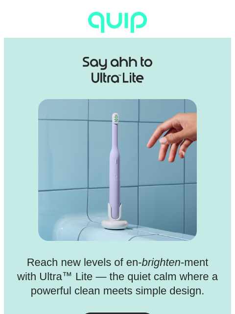 getquip newsletter: Feast your eyes — and your 👄