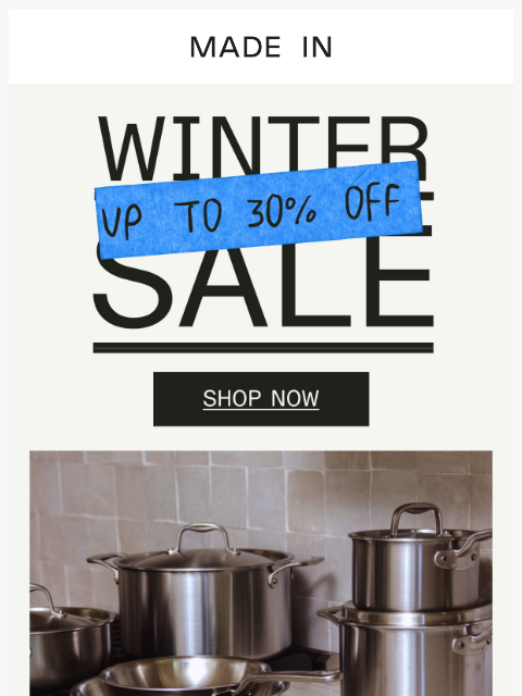 madeincookware newsletter: 🚨 Ends Tomorrow: Price Drops on Best Sellers