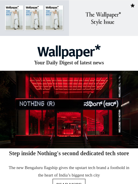 futureplc newsletter: Inside Nothing's new store