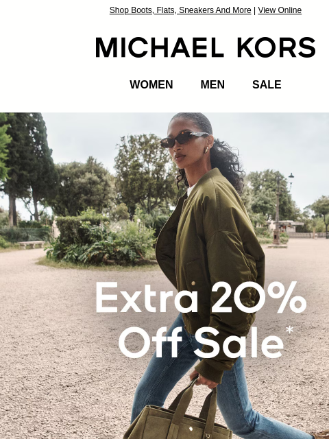 michaelkorsmail newsletter: Lucky You: These Shoes Are An Extra 20% Off