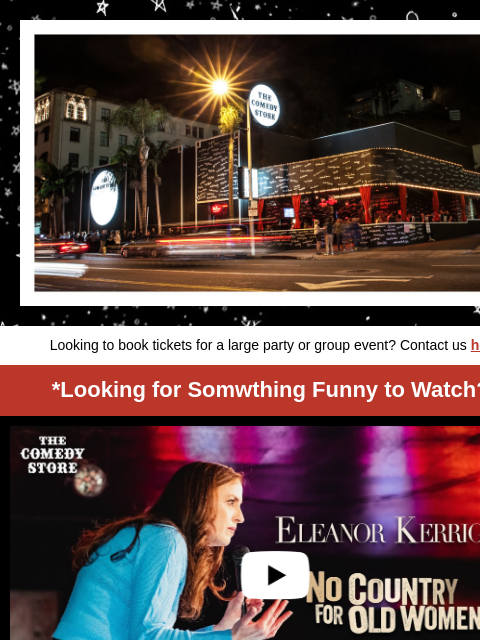 hive newsletter: Coming Up at The Store! Bill Burr, Theo Von, Bobby...