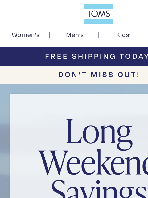 toms newsletter: Add to Cart: 25% Off Styles for the Entire Fam