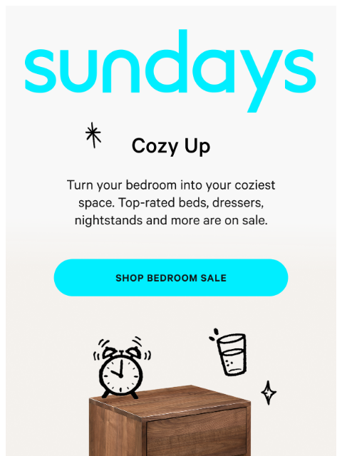 sundays-company newsletter: Right This Way for Better Sleep