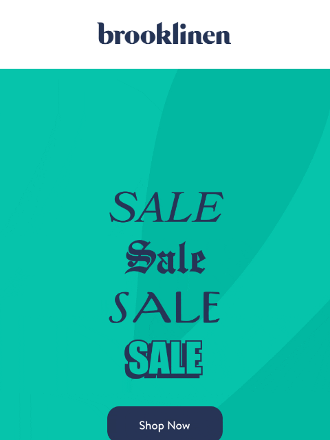 brooklinen newsletter: Presidents' Day Sale ENDS SOON