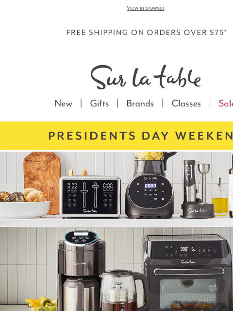 Presidents Day Weekend deals from Breville, KitchenAid, Vitamix, GE, Nespresso & De'Longhi, ‌ ‌ ‌ ‌ ‌ ‌ ‌ ‌ ‌ ‌ ‌ ‌ ‌ ‌ ‌ ‌ ‌ ‌ ‌ ‌ ‌ ‌ ‌ ‌ ‌ ‌ ‌ ‌ ‌ ‌ ‌ ‌ ‌ ‌ ‌ ‌ ‌ ‌ ‌ ‌ ‌ ‌ ‌ ‌ ‌ ‌ ‌ ‌ ‌ ‌ ‌