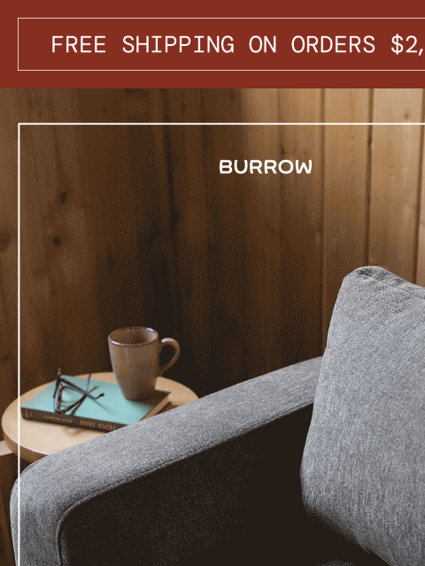 burrow newsletter: Final hours: Up to 35% off
