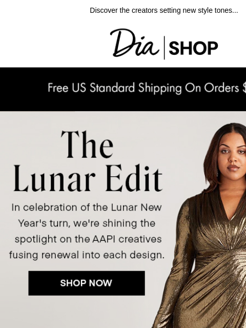 dia newsletter: The Lunar New Year Edit: AAPI Designers ​