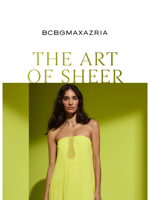 bcbg newsletter: Barely There