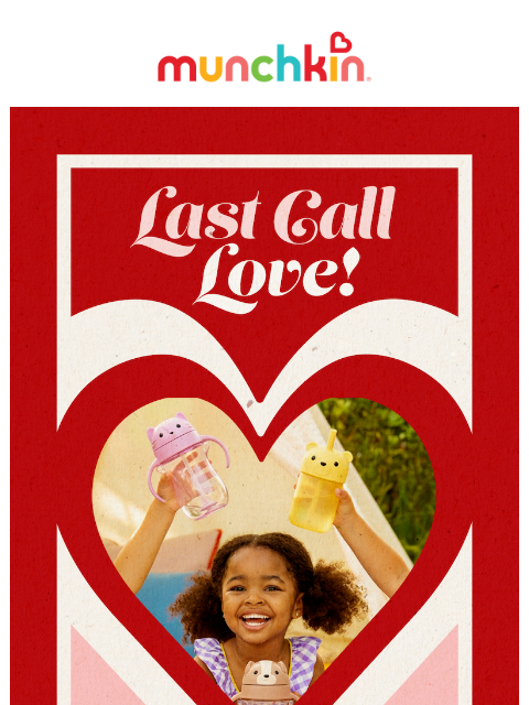 munchkin newsletter: Last Chance! Buy 2 cups, get 1 free.