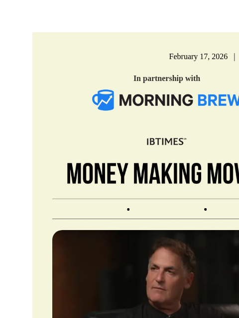 beehiiv newsletter: Mark Cuban's Recession Playbook For Impending Econ...