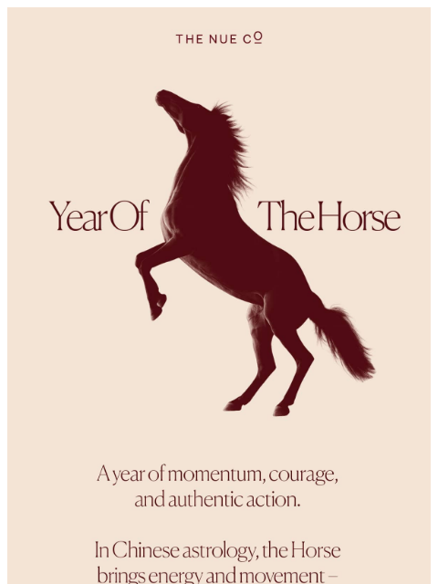 thenueco newsletter: Year of the Horse: your zodiac wellness routine