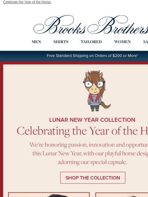 brooksbrothers newsletter: Happy Lunar New Year