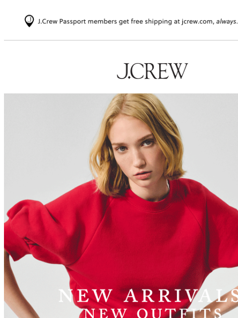 jcrew newsletter: The new collection just dropped!