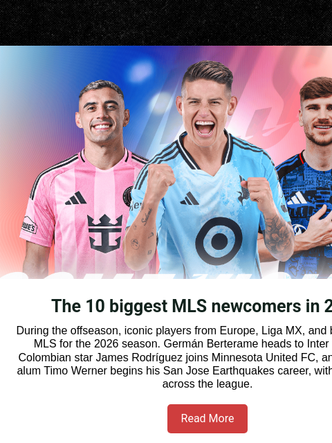 mlssoccer newsletter: James Rodríguez, Dayne St. Clair, and more stars t...
