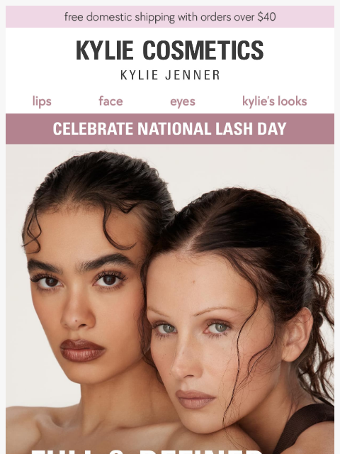 kyliecosmetics newsletter: mascara 101 👀