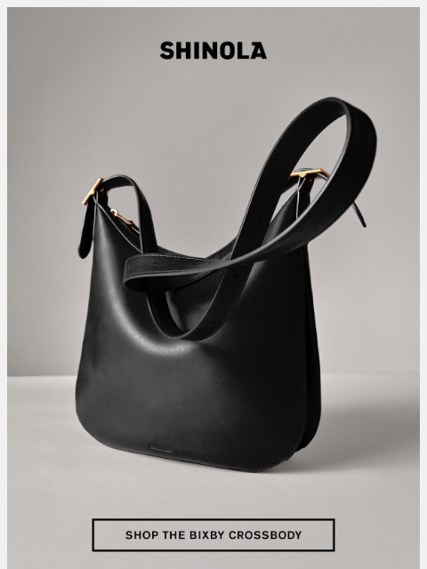 shinola newsletter: Meet the Bixby Crossbody