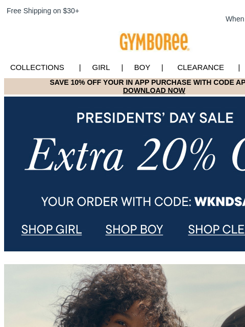 gymboree newsletter: Spring’s Softest Fabric is Back...🍃