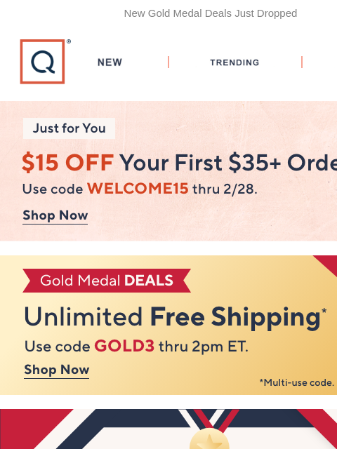 qvcemail newsletter: Want Free Shipping? You Have Two Hours!