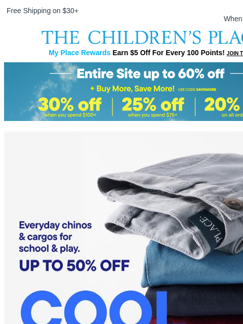 childrensplace newsletter: Yes to Spring-Ready Looks They'll Love 🌤