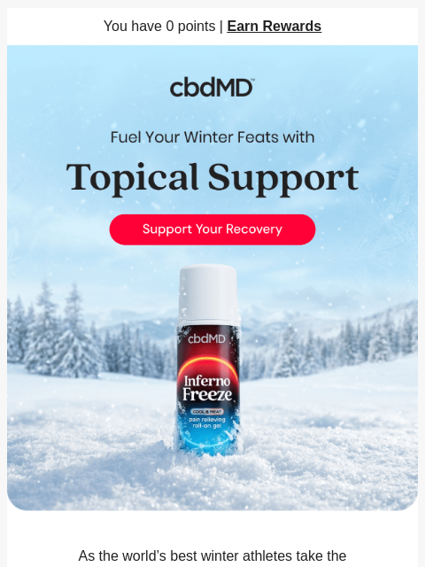 cbdmd newsletter: Support Your Movement Like a Pro