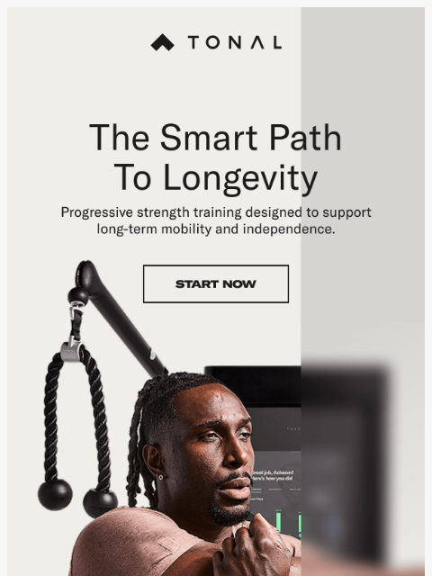 tonal newsletter: Build Strength That Supports You Long Term