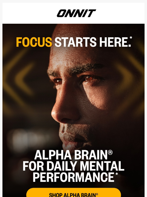 onnit newsletter: Built for longevity. Backed by science.