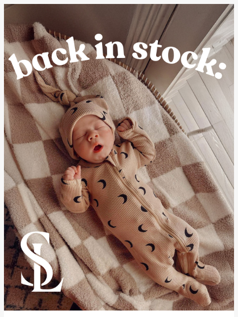 spearmintlove newsletter: RESTOCKED: Waffle Prints Are Back! 🌙🖤