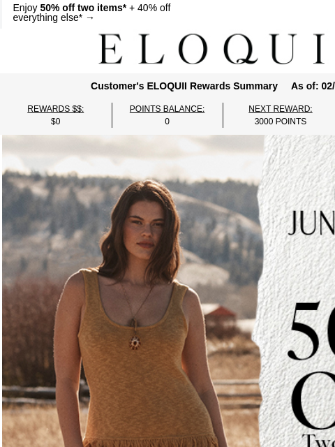 eloquii newsletter: Your exclusive June & Vie offer 🤍