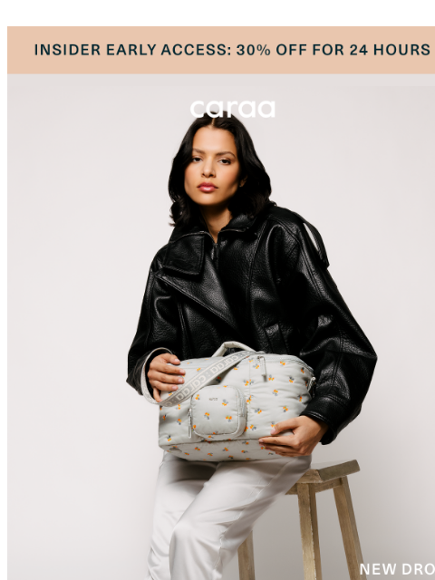 caraa newsletter: Insider Access: 30% Off the Embroidered Baby Pump ...