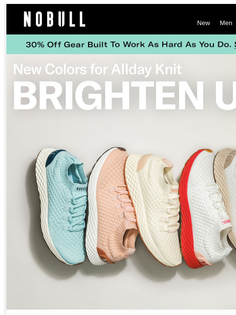 nobullproject newsletter: New Colors for Allday Knit