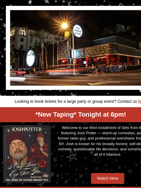 hive newsletter: Coming Up at The Store - Marc Maron, Whitney Cummi...