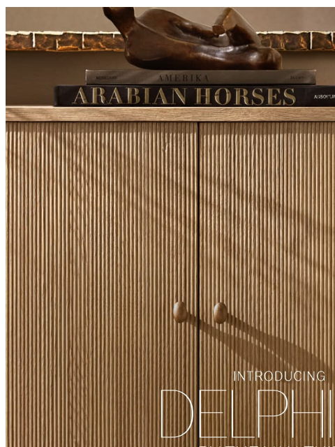 rh newsletter: Introducing Delphine by the Van Thiels. Handcrafte...