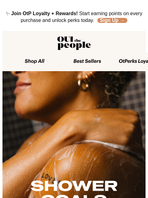 ouithepeople newsletter: Glow Essentials, Restocked 🧡
