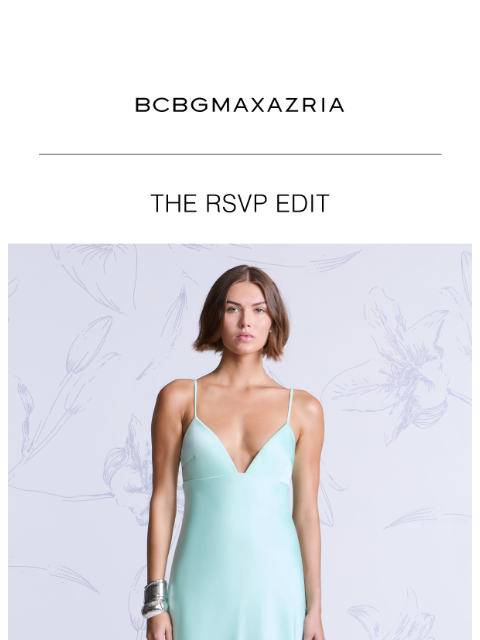 bcbg newsletter: Wedding season begins.