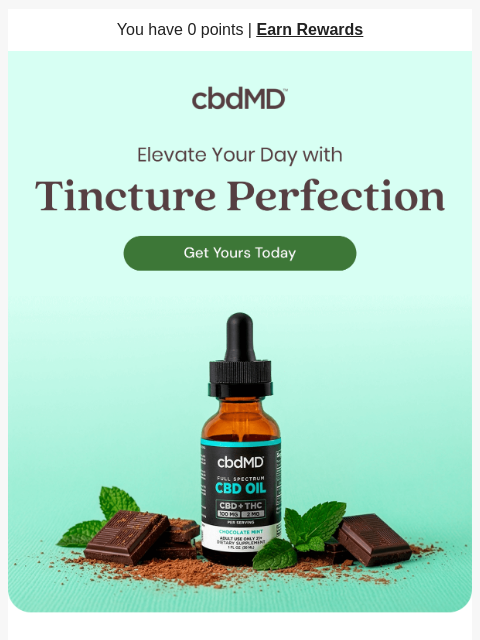 cbdmd newsletter: Find Your Focus with a Minty Finish