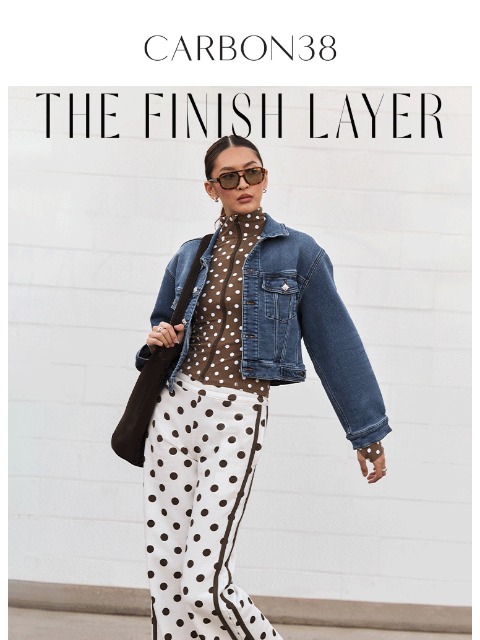 carbon38 newsletter: Layers to love