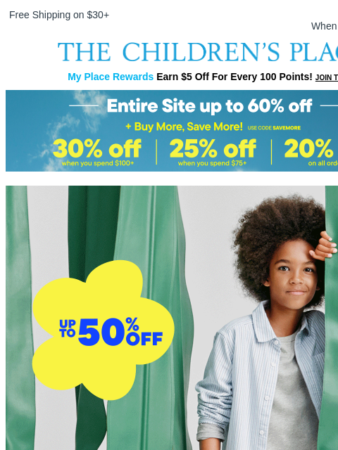 childrensplace newsletter: New Outfits for Easter Fun to Come! 🐰🌱