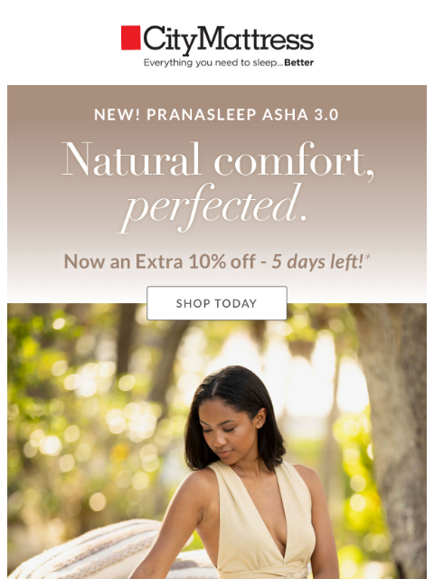 citymattress newsletter: Natural comfort, perfected