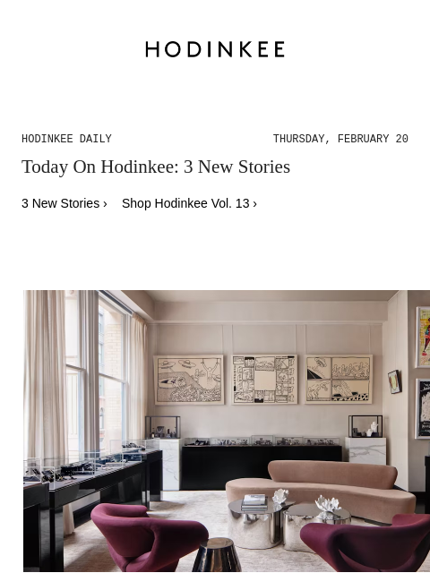 Today on Hodinkee... Happenings: Yoni Ben-Yehuda To Lecture At The Horological Society Of New York | Hodinkee Daily – Thursday, February 20 | Today On Hodinkee: 3 New Stories 3 New Stories › Shop