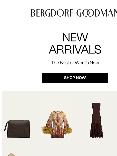 bergdorfgoodman newsletter: Newness Report: This Just In