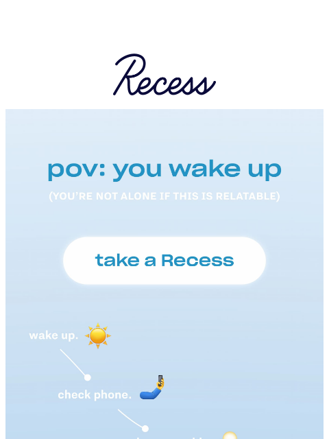 takearecess newsletter: HELP, WE’RE SPIRALING 🌀