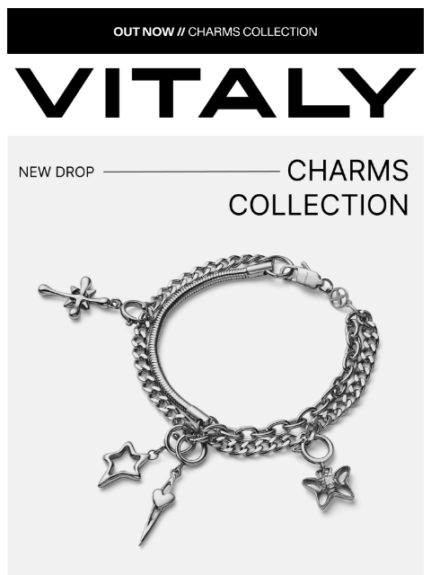 vitalydesign newsletter: NEW DROP: Charms Collection
