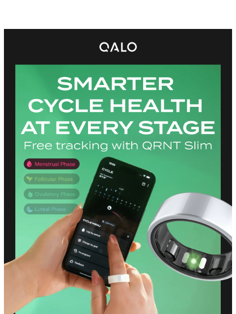 qalo newsletter: Cycle insights, made easy