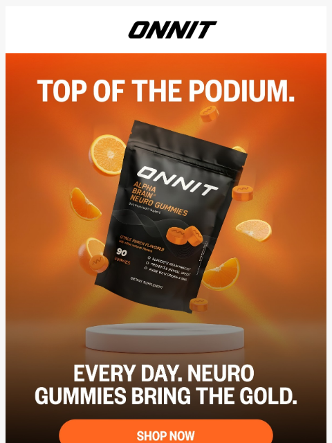 onnit newsletter: 🥇Gold-medal focus starts here