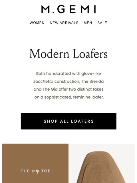 mgemi newsletter: Two Sleek Loafers. Two New Colors