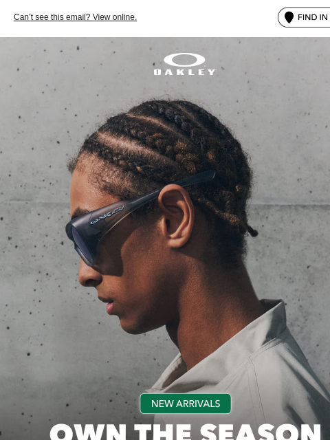 oakley newsletter: Discover The New Eyewear Collection