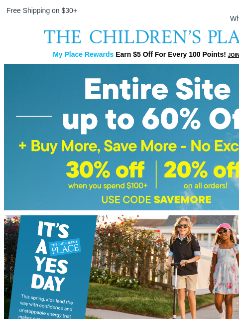 childrensplace newsletter: FREE Hat with *Any* Purchase 🎉