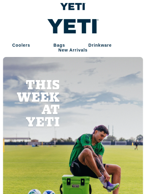 yeti newsletter: See What Just Landed
