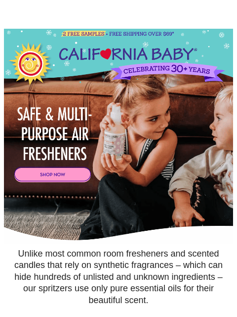 californiababy newsletter: Spritz The Stress Away 😇